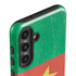 Cameroon Flag Distressed Galaxy S25 Impact Case